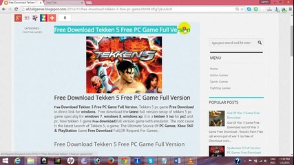 Free Download Tekken 5 Free Pc Game Full Version