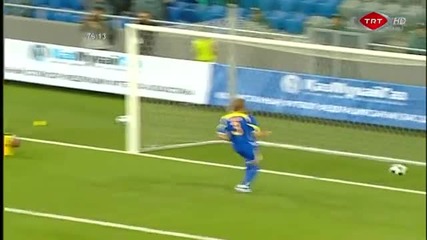 Турция 3:0 Казахстан - Евро 2012 Квалификации - 3.09.2010 - Третия Гол 