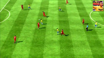 Neymar с най - ненормалния гол (fifa13) !! [трябва да се види!]