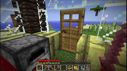 minecraft survival in tropic ep 2 i build house