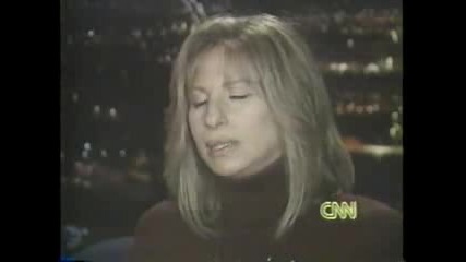 Първата Поява На Барбара Стрейзънд В Larry King Live през(PART 1 OT 5) 1992 по CNN