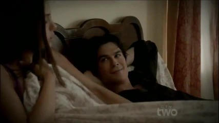 Damon & Elena - Vampire Diaries bed scene The End Of The Affair
