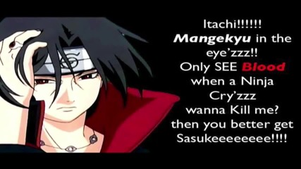 Uchiha Itachi - Mangekyu in the eyes