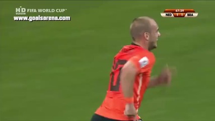 Холандия - Бразилия 2:1 (всички голове) Hq 