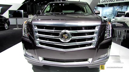 2015 Cadillac Escalade Esv 4wd Premium - Exterior, Interior Walkaround - 2014 New York Auto Show