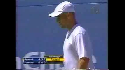 Andre Agassi vs Juan Carlos Ferrero. Us Open 2003