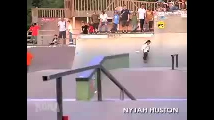 Nyjah Huston At Kona Skatepark 