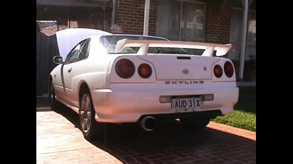 Skyline R34 Gt - T Trust Exhaust !