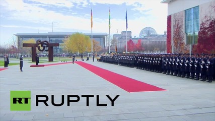 Germany: Merkel welcomes Bolivian President Morales with full military honours