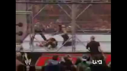 Jeff Hardy Vs Umaga Steel Cage Part 1/2