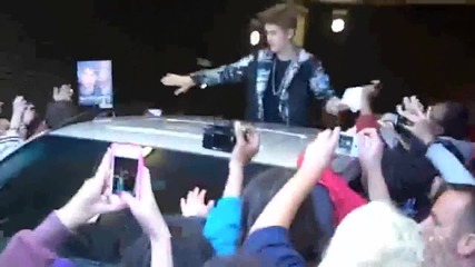 Justin Bieber after Alan Carr, London 6th June '12