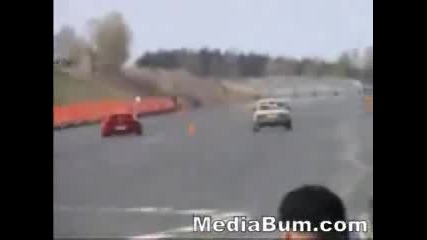 Ferrari Vs Turbo Lada Drag Race Video