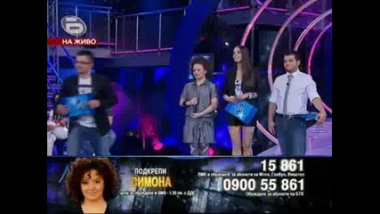 Music Idol 3 - Симона - За Тебе Хората Говорят - Песента на Тони Димитрова е изпълнена с голямо майс