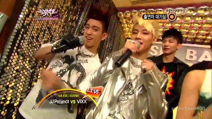 Jj Project & Vixx - Back stage ~ Music Bank (25.05.2012)