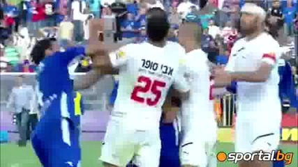 Нечовешки футболен бой в Израел