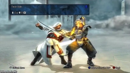Soul Calibur V ezio Auditore Move Set