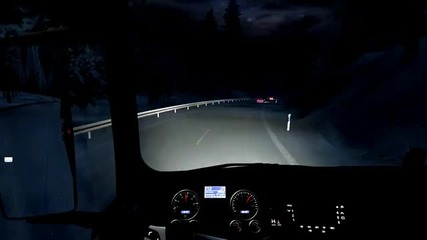 German Truck Simulator Winter Mod 