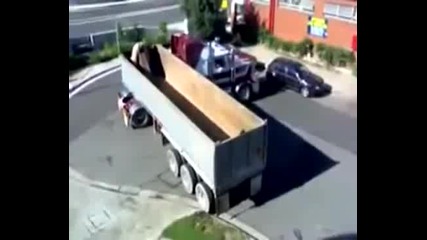 Професионално обръщане на камион