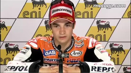 Pedrosa interview after the Germany Gp 