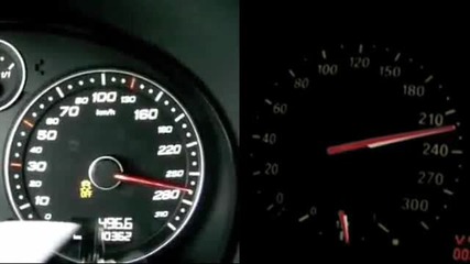 Audi Rs3 vs Bmw M1 acceleration 0-270 kmh