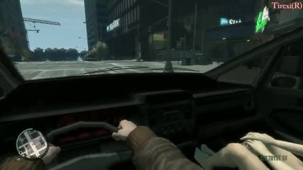 Gta 4 - gameplay със мод за първо лице 