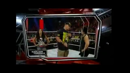Wwe Raw 19.11.2012 John Cena Injured His Knee