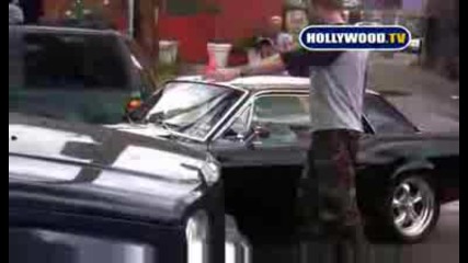 Exlusive!!видео на Miley Cyrus And Nick Jonas от обяда им преди 2 дни