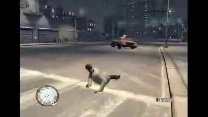 Grand Theft Auto 4 смешни падания Episode 5