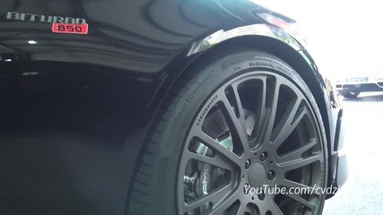 Зверски звук от Mercedes Brabus 850 S63