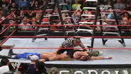 Edge Spears John Cena From The Ladder