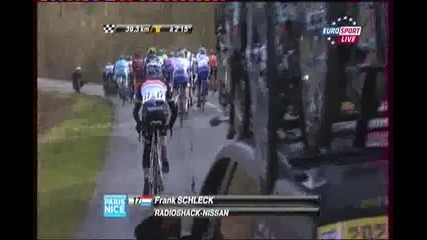 Париж - Ница - 2 етап - френски коментар - Paris - Nice 2012 - Stage 2 - last 60 km french