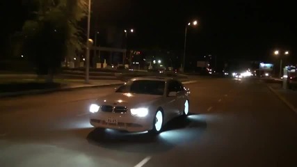 Sick Glow In The Dark Rims On Bmw 7 Series!