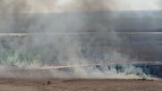 Голям пожар в защитената местност Калимок-Бръшлен край Русе