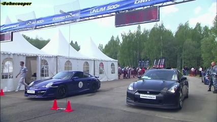 Nissan Gtr stage2 vs Porsche 911 Vrt1000