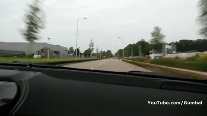 Exciting ride in Ferrari Ff - Accelerating, revs, downshifts