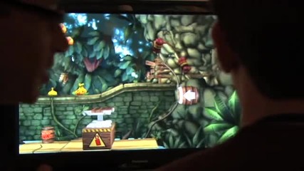E3 2010: Donkey Kong Country Returns - Ground Pound Gameplay 