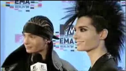 Tokio Hotel Ema Red Carpet Interview (05.11.2009) 