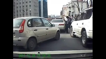 Бой при неправилно паркиране