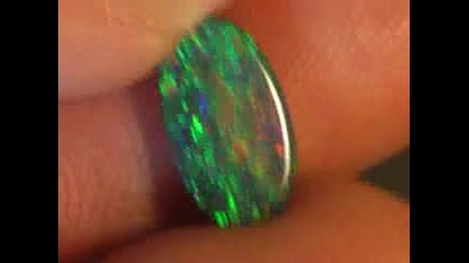 Bright Green - Red Black Opal 1.05ct