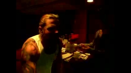 Matt Hardy and Jeff Hardy singing at local bar