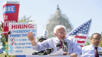 Bernie Sanders Condemns 'Starvation' Pay