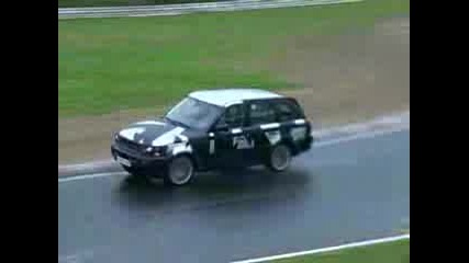Range Rover Sport Sliding On The Niurburing