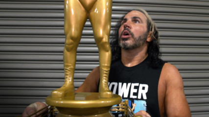 Matt Hardy thanks Andre the Giant's statue for his big night: WWE.com Exclusive, April 8, 2018
