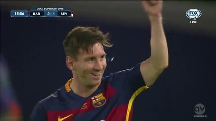 Луд Луд Мач! Барселона - Севиля 5:4 Суперкупа на Европа!
