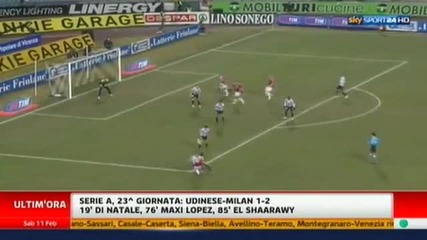 Udinese 1 -2 Milan