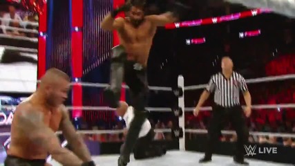 Randy Orton срещу Seth Rollins & J&j Security – Първична сила 23.03.15