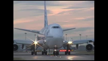 Boing 747 - 300 from Pakistan International Airlines - Pia at Ringway Manchester Intl Airport by Si 