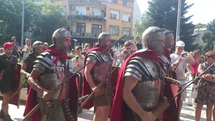 Римски легионери от 1ви век в Бургас