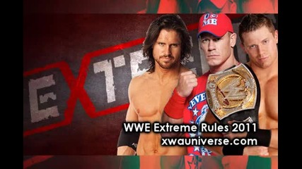 John Morrison vs John Cena vs The Miz Wwe Extreme Rules 2011