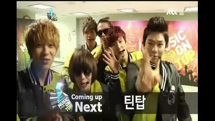 [stream] 120229 Jtbc Music On Top - Coming Up Next Teen Top Cut